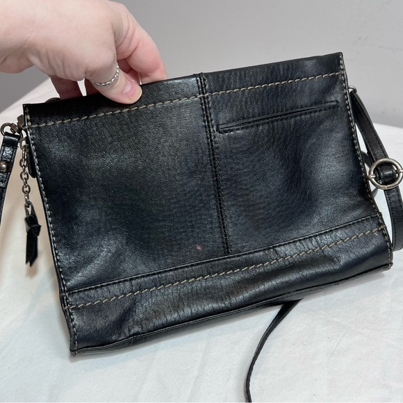 The Sak black leather small crossbody bag purse - Picture 4 of 7